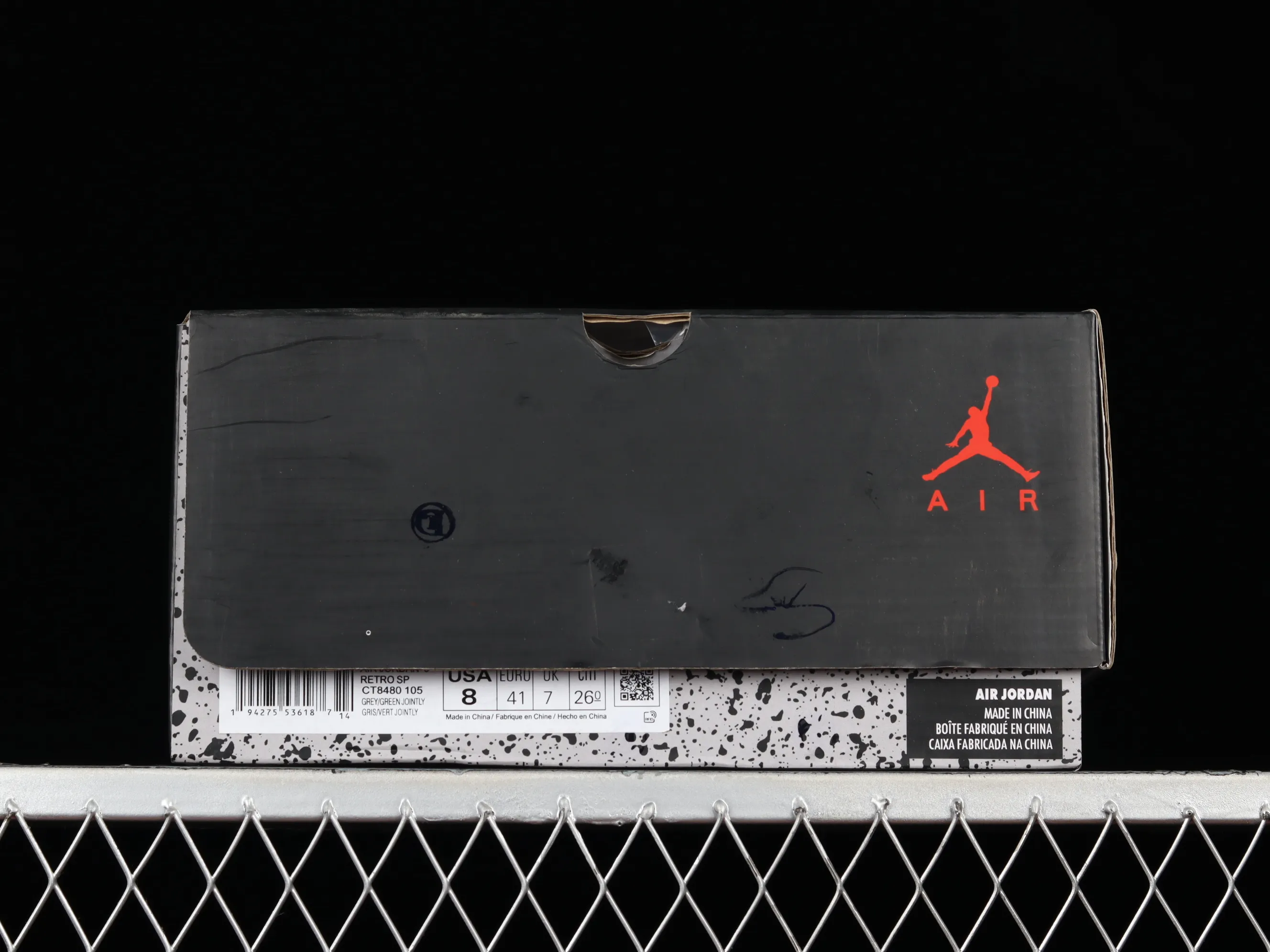 All categories Air Jordan Jordan series basketball shoes Air Jordan 5 OF x Air Jordan 5 Retro SP AJ5 Joe 5 joint model Grape Gray CT8480-105